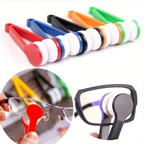 15pcs Portable Multi-Functional Glasses & Eyewear Cleaning Brush with Soft Microfiber Cloths - Scratch-Resistant Lens Cleaner Suitable for Glasses, Fashion Glasses, Smartwatch, Phone, Lenses