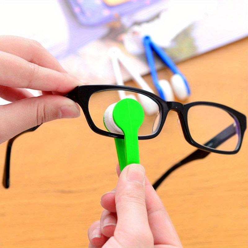 15pcs Portable Multi-Functional Glasses & Eyewear Cleaning Brush with Soft Microfiber Cloths - Scratch-Resistant Lens Cleaner Suitable for Glasses, Fashion Glasses, Smartwatch, Phone, Lenses