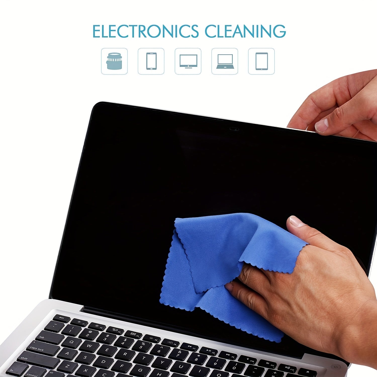 Microfiber Cleaning Cloths for Eyeglasses, Camera Lens, Cell Phones, CD, DVD, Computers, Tablets, Laptops, Telescope, LCD Screens and Other Delicate Surfaces Cleaner