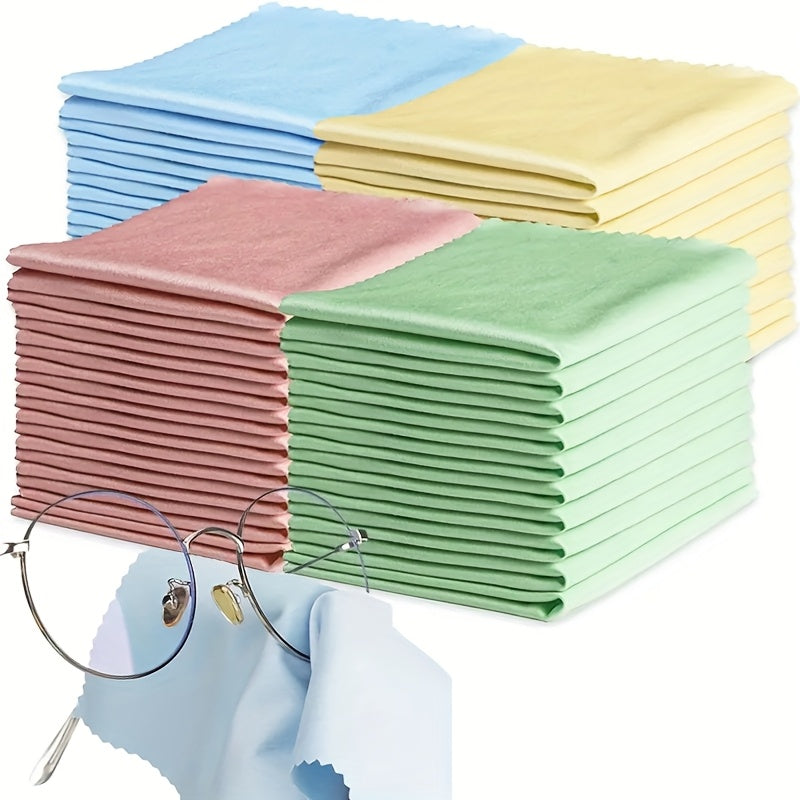 99pcs of High-Quality Microfiber Cloths for Cleaning Glasses - Perfect for Cleaning Lenses, Phones, And Screens